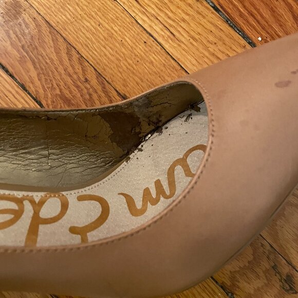 Sam Edelman Nude 3" Heels. Size 12. - Picture 6 of 6